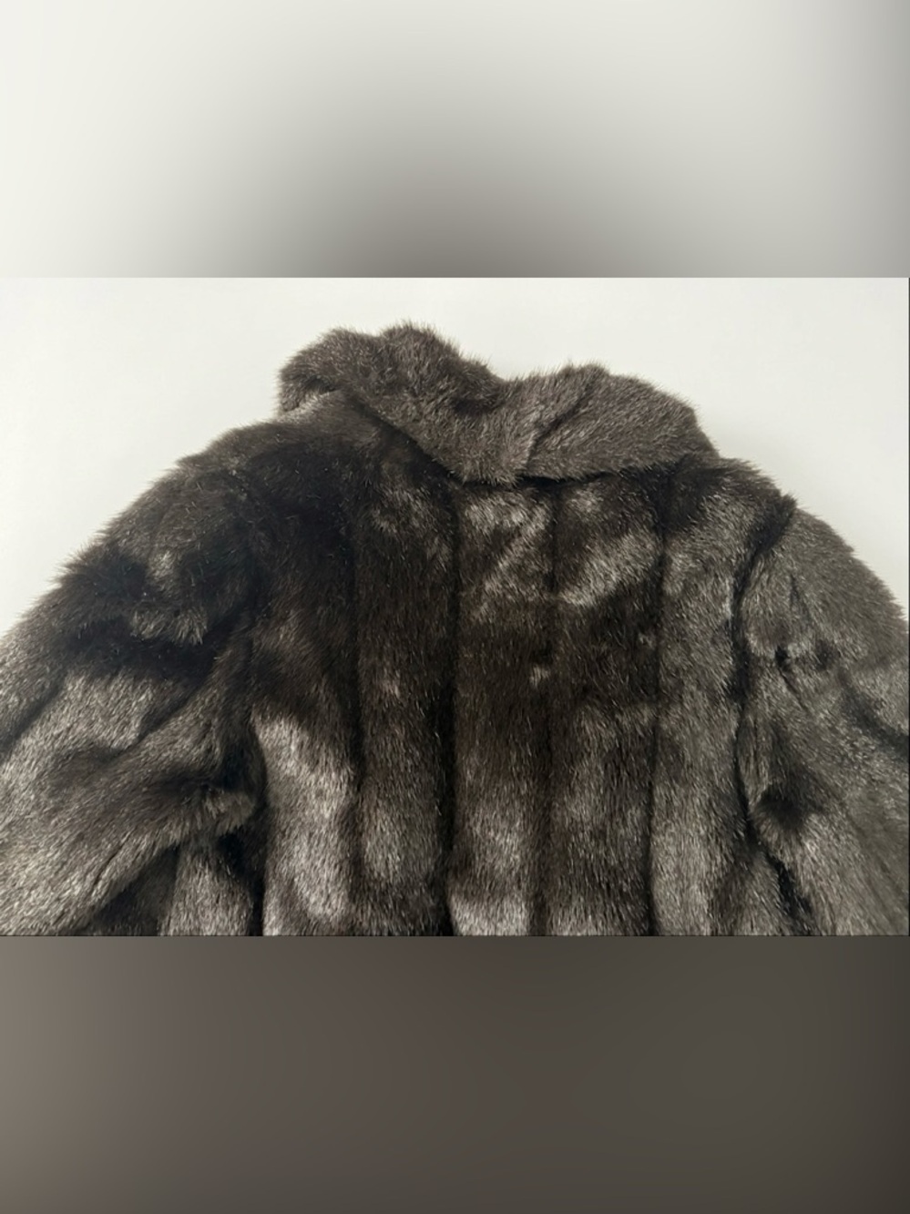 Monterey Fashions Long Black Faux Fur Long Coat - Classic Women's Outerwear - Picture 8 of 11